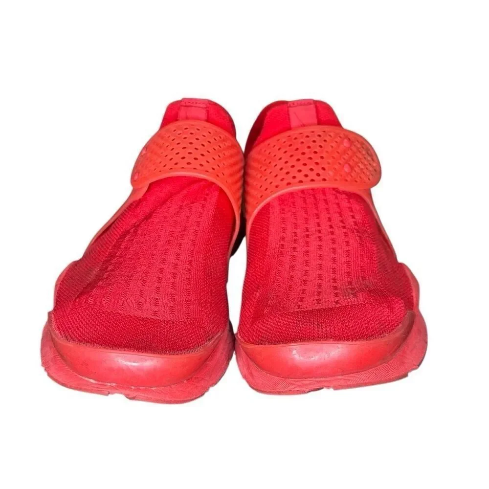 Nike Mens Sock Dart 819686-600 Red Running Shoes Sneakers Size 9